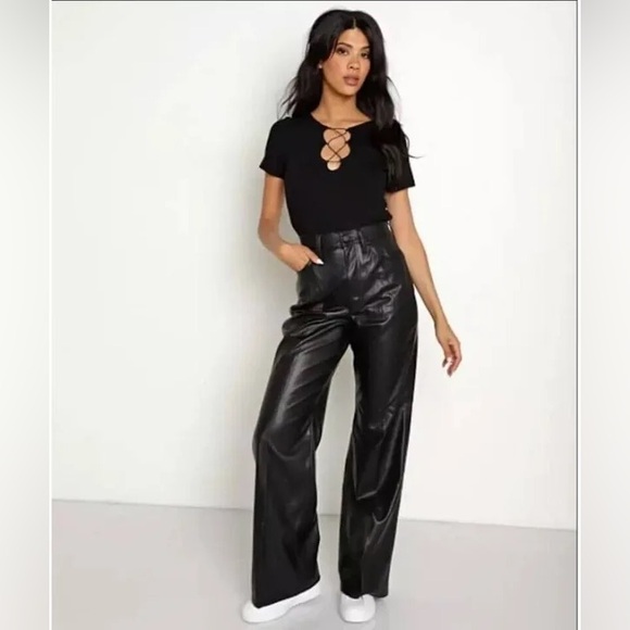 COPY - Levi’s Faux Leather Pants - Picture 3 of 5